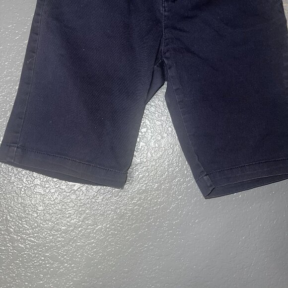 Girls Navy Stretch Shorts Old Navy Casual Uniform Style - Picture 3 of 6